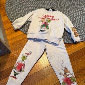 Kids Grinch Set - Gray